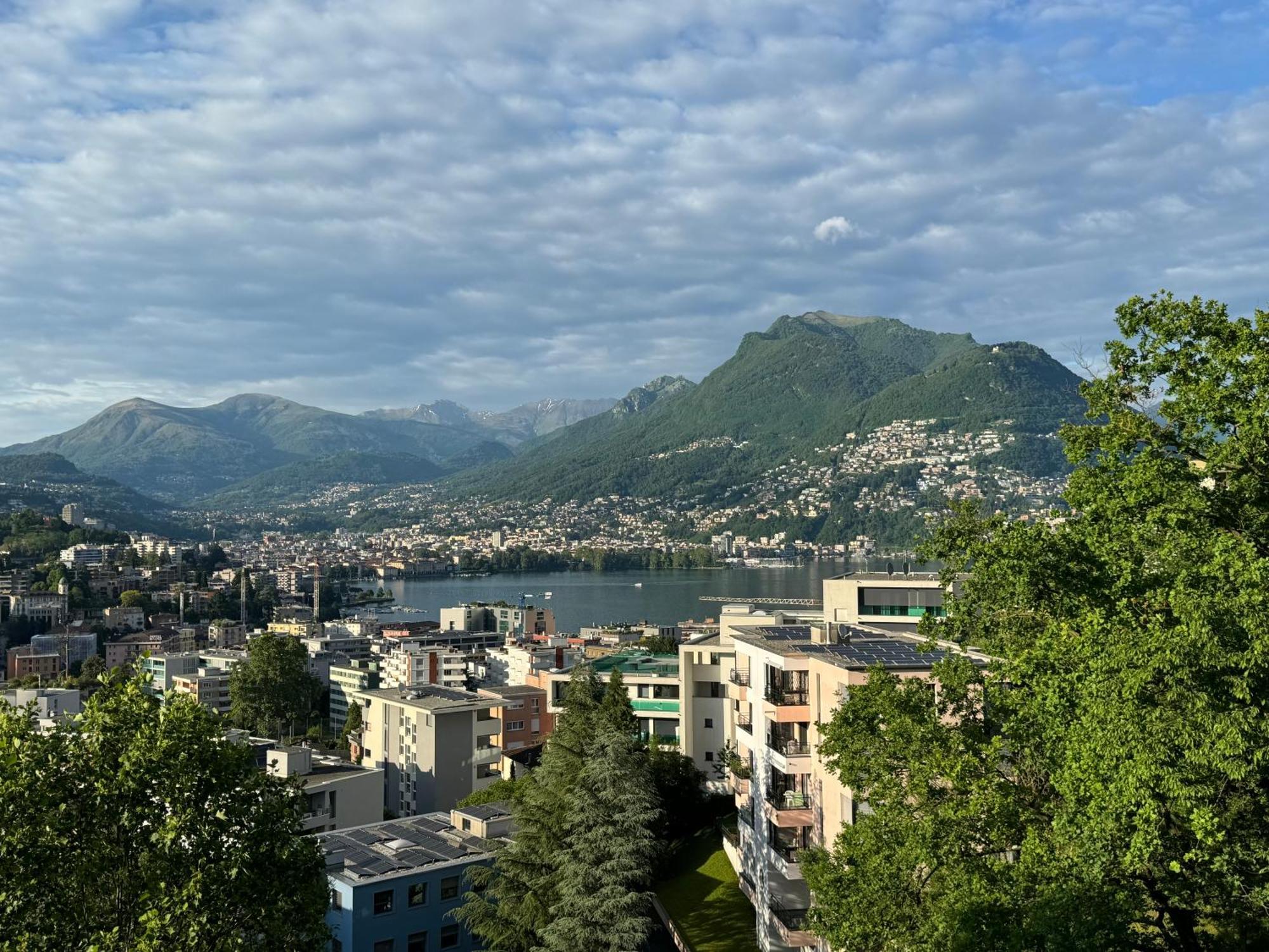 Panorama Suite In Lugano - Pazzallo Paradiso Ngoại thất bức ảnh