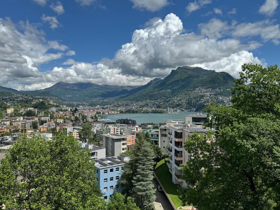 Panorama Suite In Lugano - Pazzallo Paradiso Ngoại thất bức ảnh
