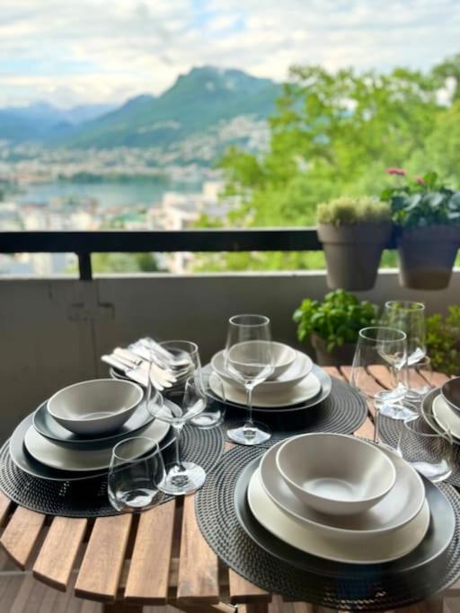 Panorama Suite In Lugano - Pazzallo Paradiso Ngoại thất bức ảnh